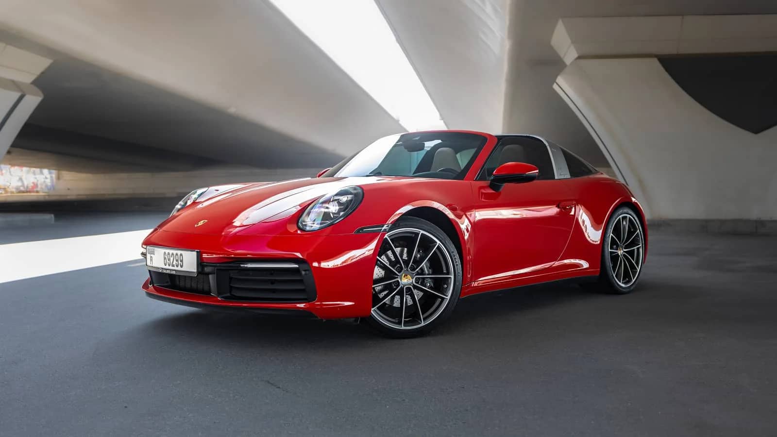 911 Targa Red - Sports Car